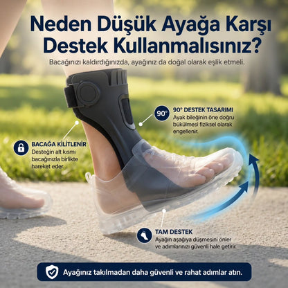 Venza-Ayak Düşüklüğü Ortozu (AFO)
